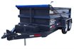 Heavy duty low dump trailer