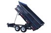 Heavy duty low dump trailer