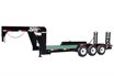 Gooseneck or fifthwheel equipment trailer