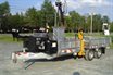 Guardrail repair trailer