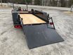 Pavement roller trailer