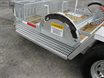 Asphalt roller trailer with auto ramp